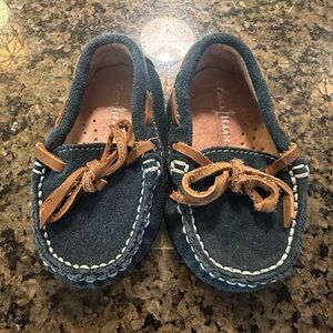 Cole Haan Kids Moccasins - Dark Blue and Brown